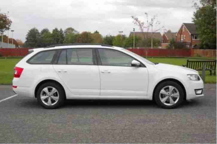 2014 Skoda Octavia 1.6 TDI CR GreenLine III Diesel White Manual