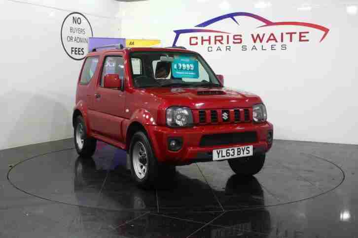 2014 Suzuki Jimny SUV 3Dr 1.3VVT 85 SZ3 Petrol red Manual