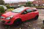 2014 VAUXHALL CORSA STING ECOFLEX RED