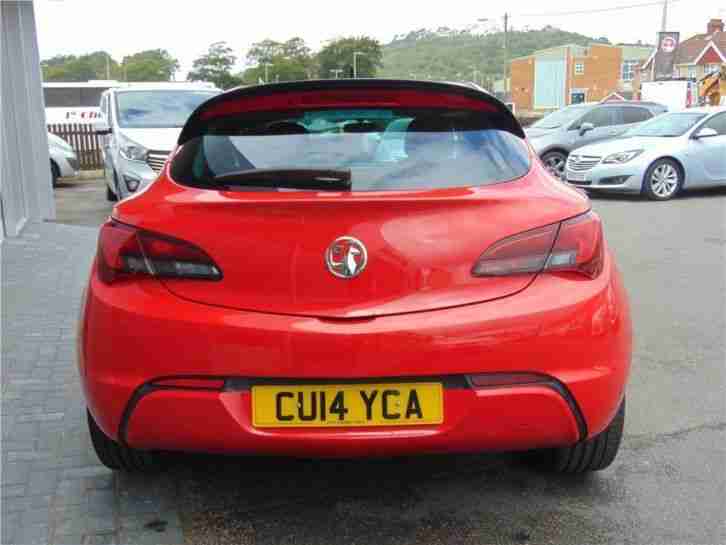 2014 Vauxhall Astra GTC LIMITED EDITION S/S Petrol Red Manual