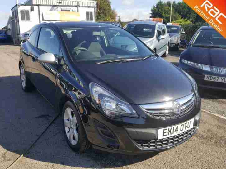 2014 Vauxhall Corsa Hatch 3Dr 1.0 12V ecoFLEX 65 EU5 Sting AC Petrol black Manua