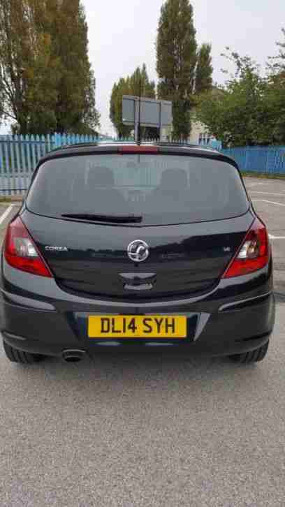 2014 Vauxhall corsa sxi1.4 low mileage petrol, not diesel, fiesta metallic black