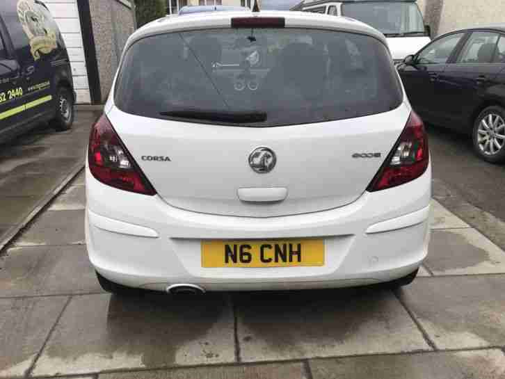 2014 White Vauxhall Corsa 1.3 EcoFlex Limited Edition 5 Door Diesel