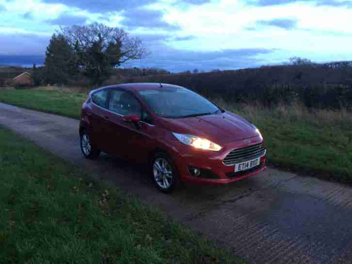 2014 fiesta zetec 1.25 petrol 1 owner 5k