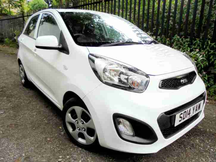 2014 kia picanto 1.0 5dr ZERO ROAD TAX*LOW MILES* px alto splash c1 107 aygo i10
