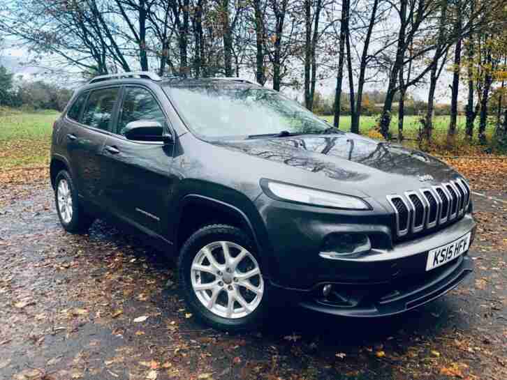 2015 15 Jeep Cherokee 2.0CRD 170BHP ( s s ) Auto Longitude 4X4 Automatic In Grey