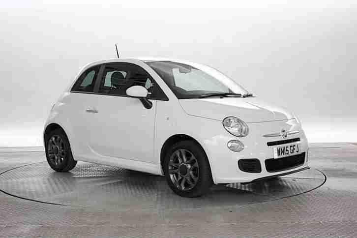 2015 (15 Reg) Fiat 500 1.2 S Bossa Nova White 3 STANDARD PETROL MANUAL