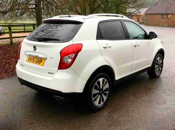 2015 15 Ssangyong Korando 2.0TD ( 149ps ) LE MANUAL 1 OWNER 20K MILES FSH WHITE