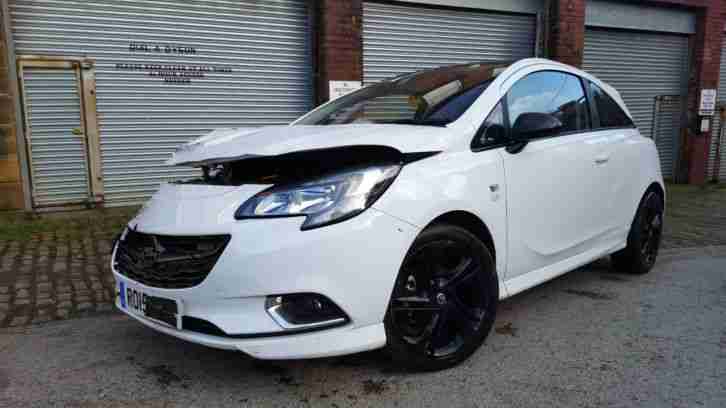 2015 15 VAUXHALL CORSA LIMITED EDITION DAMAGED REPAIRABLE SALVAGE STARTS DRIVES