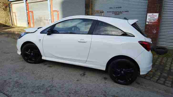 2015 15 VAUXHALL CORSA LIMITED EDITION DAMAGED REPAIRABLE SALVAGE STARTS DRIVES