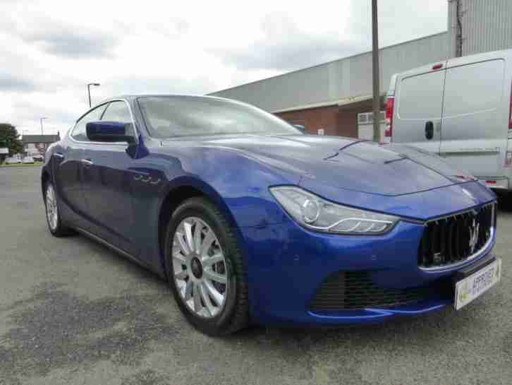 2015 15 plate Maserati Ghibli 3.0TD 275ps Auto start/stop Maserati Warranty FSH
