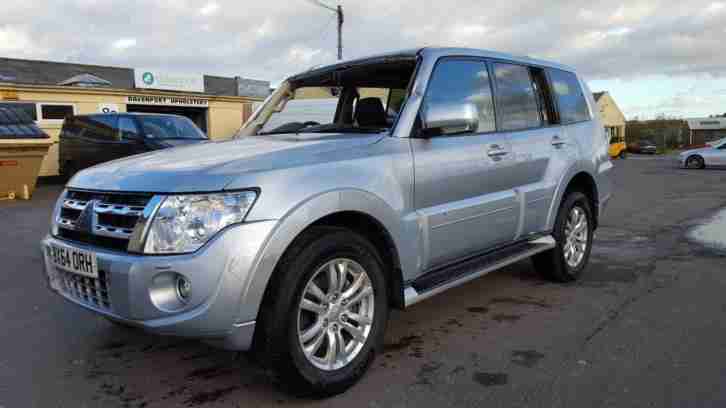 2015* 64 MITSUBISHI SHOGUN 3.2DI-DC LWB SG3 AUTOMATIC DAMAGED REPAIRABLE SALVAGE