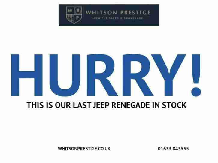 2015 65 JEEP RENEGADE 1.6 SPORT 5D 108 BHP
