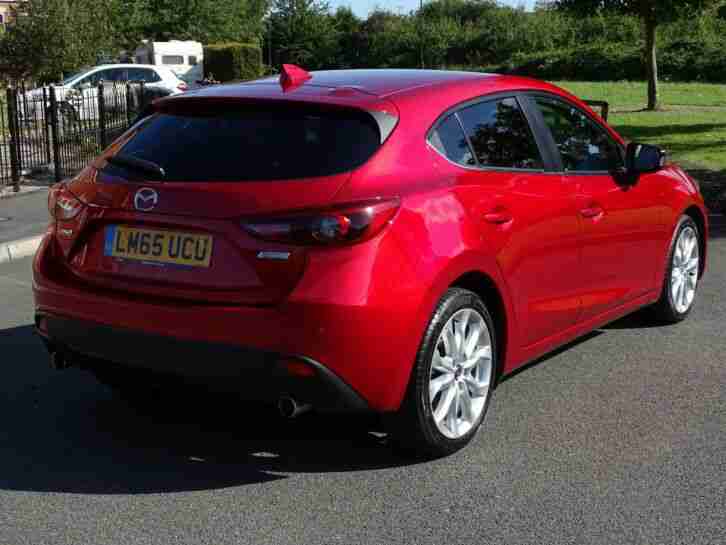 2015 65 MAZDA 3 SPORT NAV D SKYACTIV 2.2 DIESEL TOP SPEC &pound;20 TAX 1 OWNER LOOK!