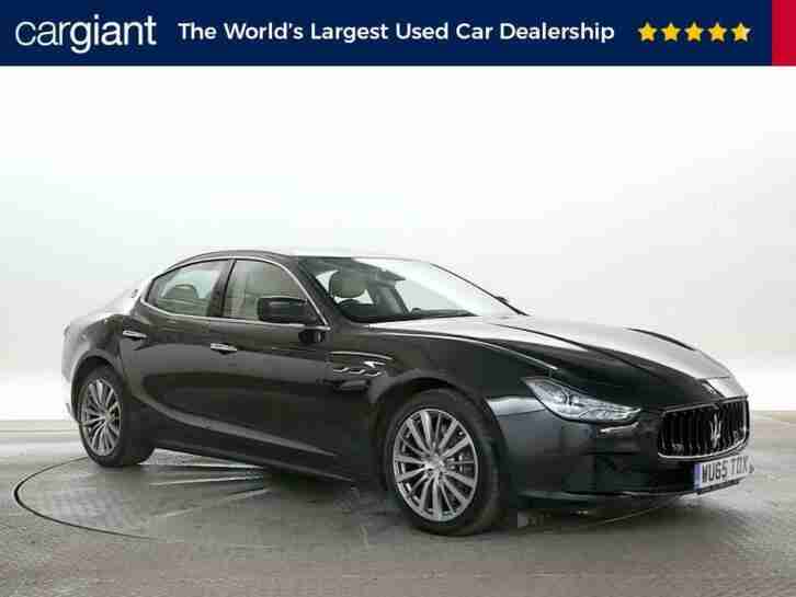 2015 (65 Reg) Maserati Ghibli 3.0 D V6 Black DIESEL AUTOMATIC