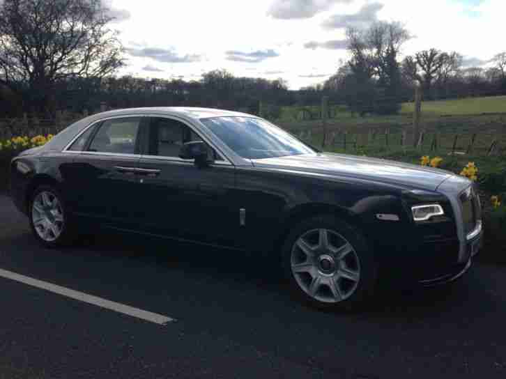 2015 65 reg,Rolls Royce Ghost 6.6 auto silver over black list new 279k