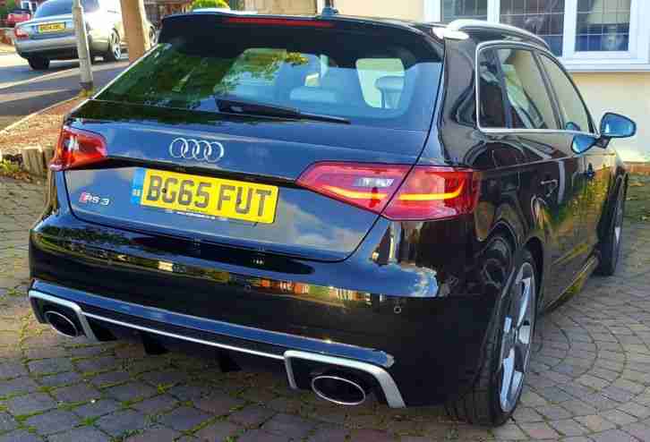 2015 AUDI RS3 TFSI S-TRONIC NAV QUATTRO 5DR HATCHBACK BLACK BIG SPEC LOW MILES