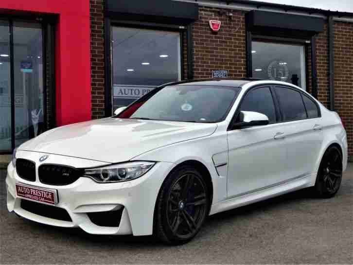 2015 BMW M3 3.0 ( 425bhp ) ( s/s ) M DCT MINERAL WHITE 1 OWNER FROM NEW