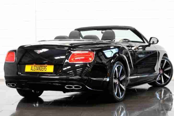 2015 Bentley Continental GTC V8 MDS Petrol black Automatic