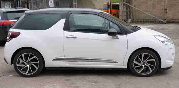 2015 CITROEN DS3 DSTYLE NAV BLUEHDI S White Diesel Manual 19900 miles - CAT D