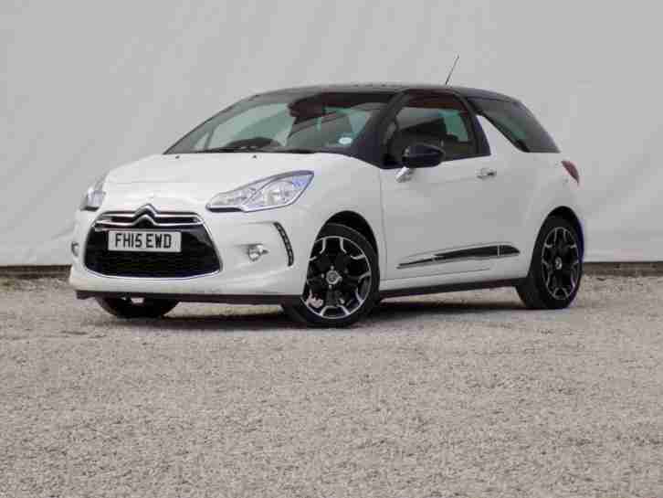 2015 Citroen DS3 1.6 e-HDi Airdream DStyle Plus 3dr Diesel white Manual
