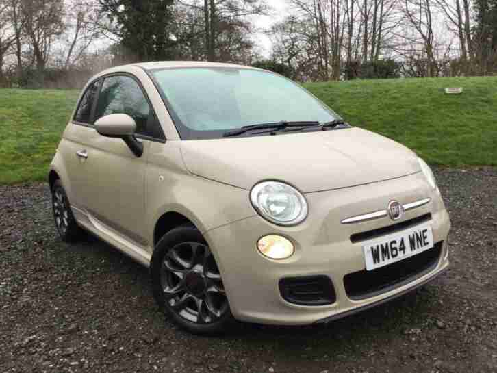 2015 Fiat 500 1.2 S (s s) 3dr Petrol beige Manual