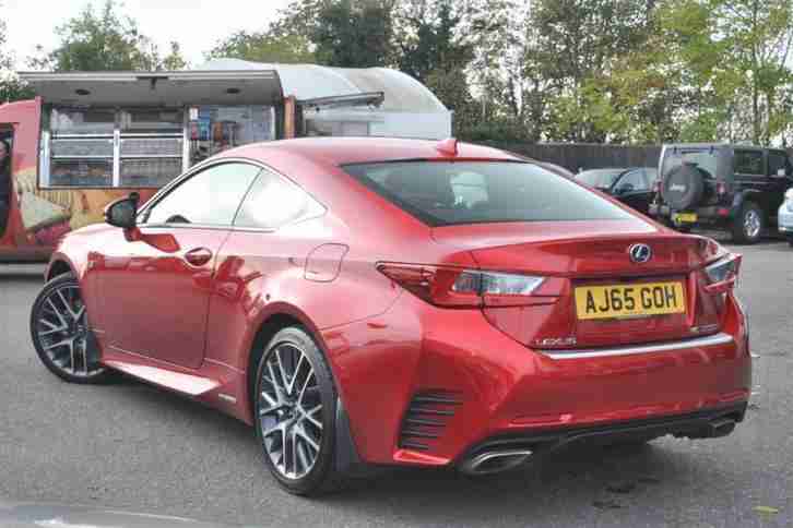 2015 Lexus Rc 2.5 F SPORT PETROL/ELECTRIC red CVT