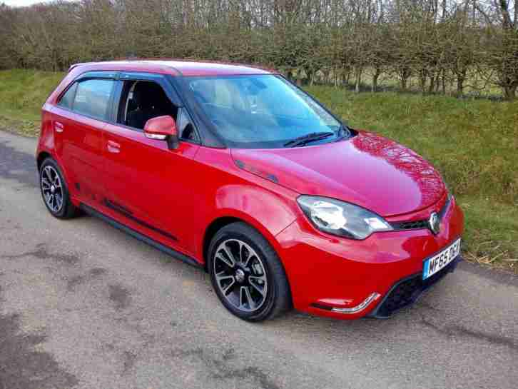 2015 MG MGF MG3 1.5 VTi TECH ( 106PS ) 3STYLE , MANUAL, RED, AIRCON