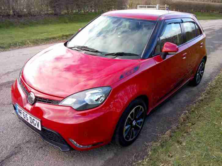 2015 MG/ MGF MG3 1.5 VTi-TECH ( 106PS ) 3STYLE , MANUAL, RED, AIRCON