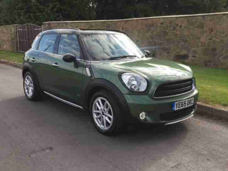 2015 MINI COUNTRYMAN ALL4 IN JUNGLE GREEN 1.6 DIESEL BUSINESS EDITION NAV 52k