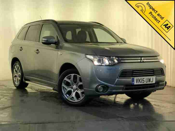 2015 MITSUBISHI OUTLANDER GX5H PHEV HYBRID REVERSING CAMERA SERVICE HISTORY 4WD