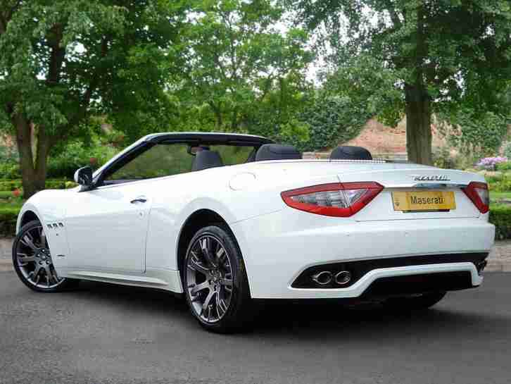 2015 Maserati GranCabrio SPORT Petrol white Automatic