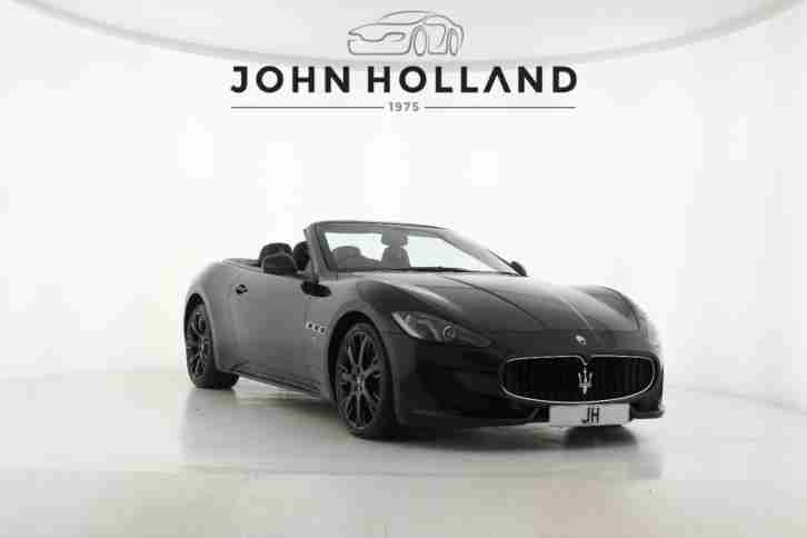 2015 Maserati GranCabrio V8 Sport, 20 inch Gloss Black Alloys, Yellow Calipers,