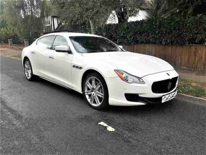 2015 Maserati Quattroporte 3.0TD ( 271.23bhp ) Auto 44K WHITE