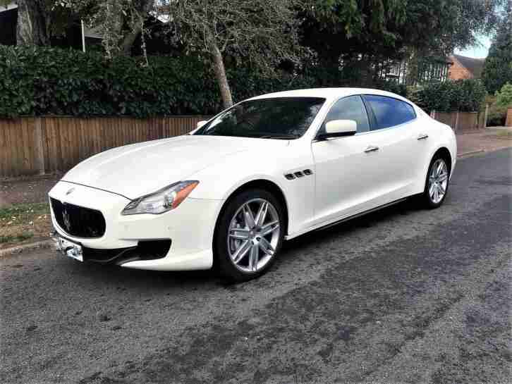 2015 Maserati Quattroporte 3.0TD ( 271.23bhp ) Auto 44K WHITE