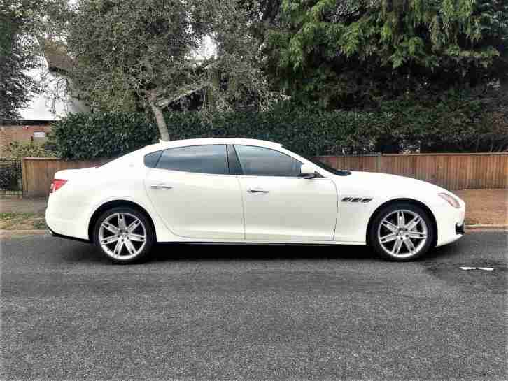 2015 Maserati Quattroporte 3.0TD ( 271.23bhp ) Auto 44K WHITE