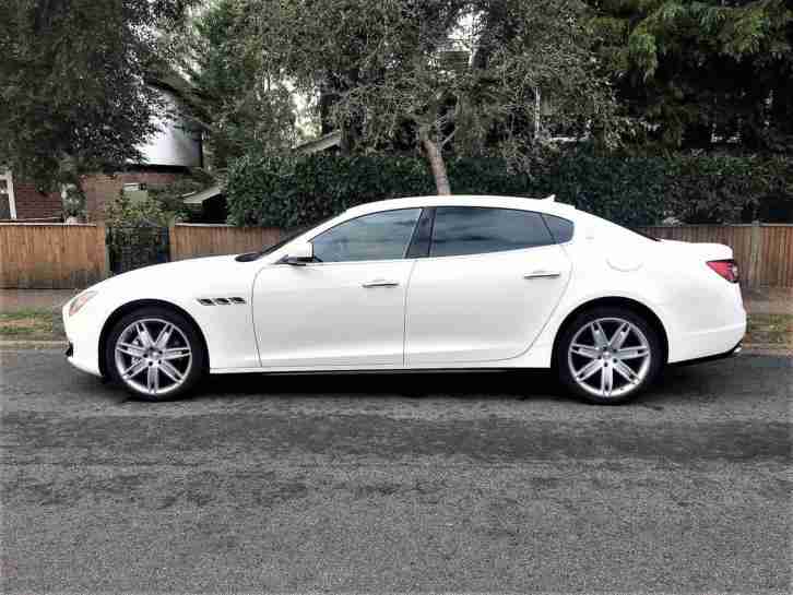 2015 Maserati Quattroporte 3.0TD ( 271.23bhp ) Auto 44K WHITE