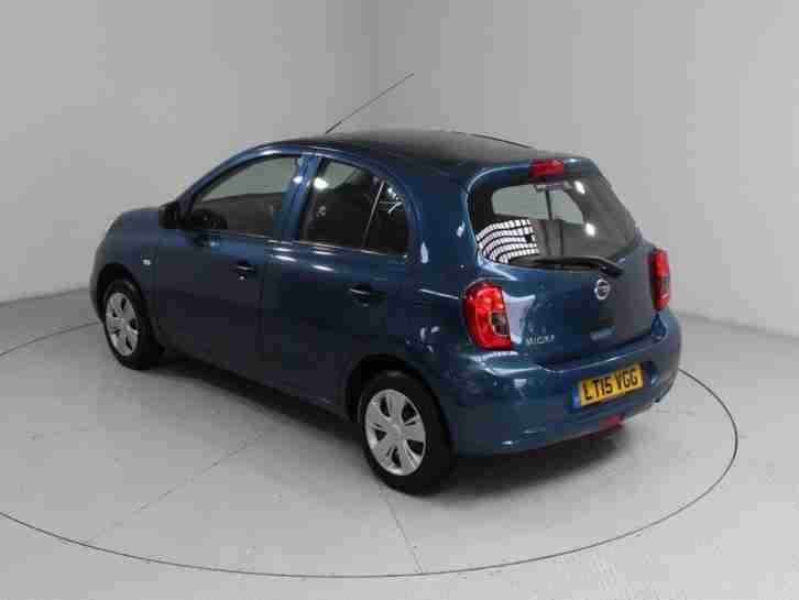 2015 NISSAN MICRA 1.2 VISIA CVT 5DR HATCHBACK PETROL
