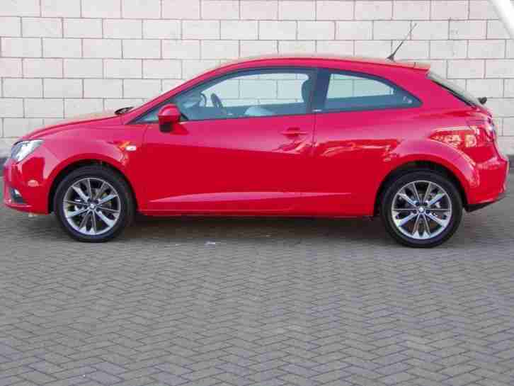 2015 SEAT Ibiza Ibiza 1.2 TSI I Tech 3Dr Hatchback Petrol Red Manual