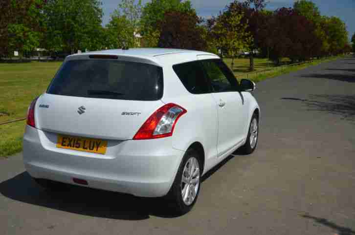 2015 SUZUKI SWIFT SZ4 WHITE