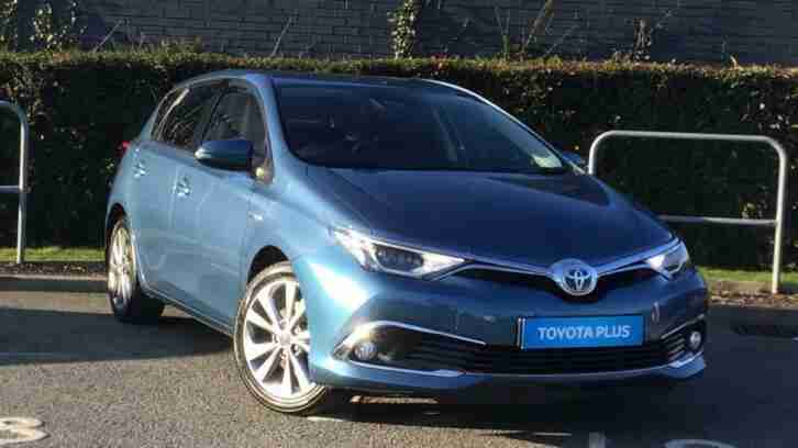 2015 Toyota Auris 1.8 Hybrid Excel TSS 5dr CVT PETROL ELECTRIC blue CVT