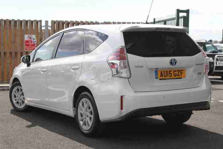 2015 Toyota Prius Plus 1.8 VVT-i Icon PETROL/ELECTRIC white CVT