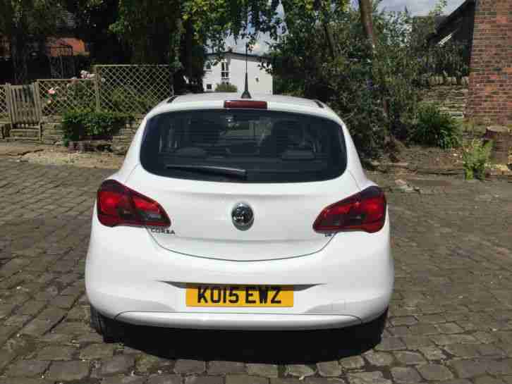 2015 VAUXHALL CORSA EXCITE 1.4 ECOFLEX WHITE 3 DOOR