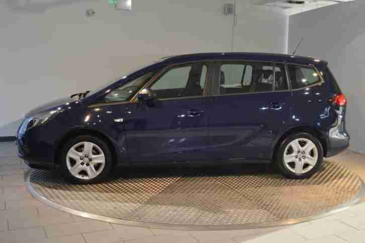 2015 Vauxhall Zafira Tourer 1.4T Exclusiv 5dr Petrol blue Manual