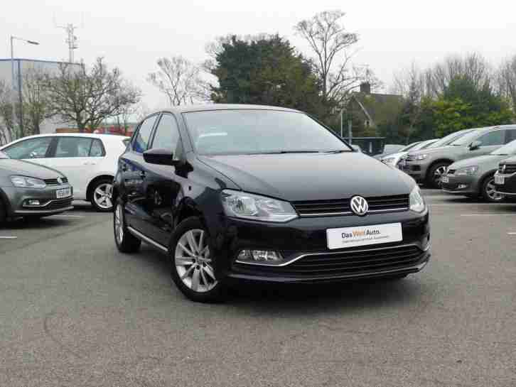 2015 Volkswagen Polo 1.0 SE 75PS 5Dr Petrol black Manual