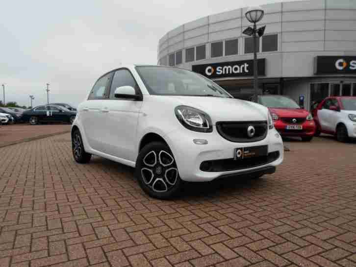 2015 smart forfour 0.9 Turbo Prime Premium 5dr Petrol white Manual