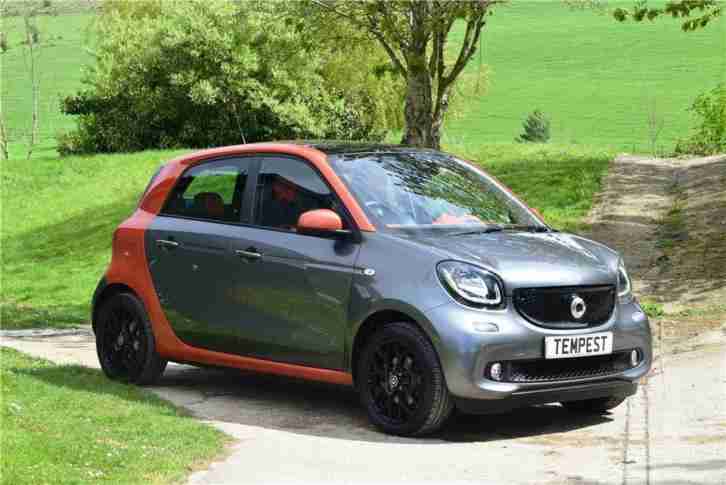 2015 smart forfour Edition 1 T Petrol grey Manual