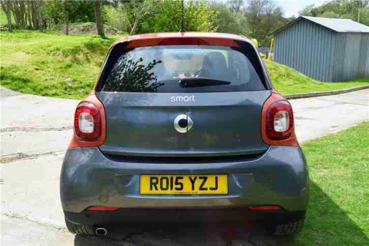 2015 smart forfour Edition 1 T Petrol grey Manual