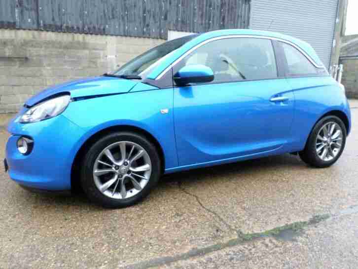 2015 VAUXHALL ADAM 1.2 DAMAGED SALVAGE STARTS AND DRIVES 27,800 MILES