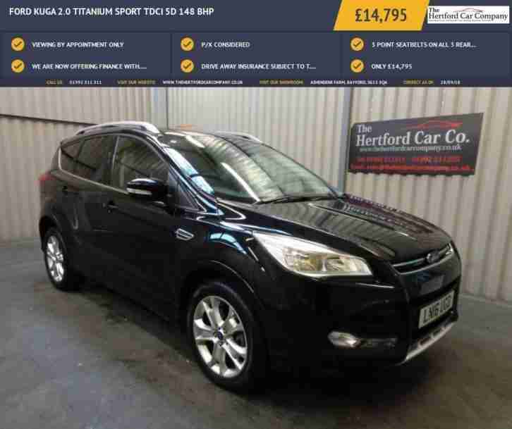 2016 16 FORD KUGA 2.0 TITANIUM SPORT TDCI 5D